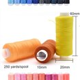 thumbnail image 4 of Guardoinrt 1/2/3 Hand Stitching Thread Set - Durable Prewound Bobbin Threads For Sewing Red 6-color line 1 Pc, 4 of 6