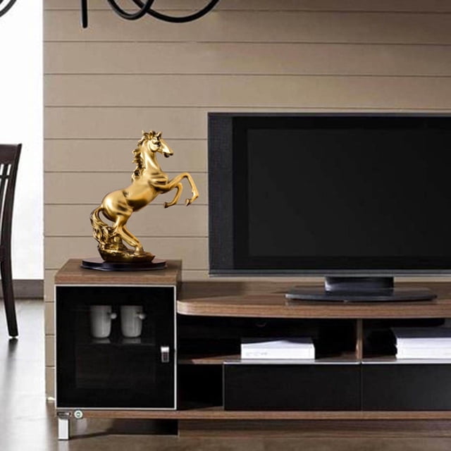 Baohd Nordic Living Room Cheval Art Statue Sculpture Animal Steed Statues Résine Art