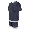thumbnail image 3 of Tiijoy Little Boys Casual Outfits Kids 2Pcs Short Sleeve T-Shirt Shorts Set, Sizes 5-6, 3 of 8