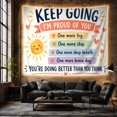 thumbnail image 6 of Keep Going I'M with Proud You More Try, Serene Watercolor for Plant Lovers, Botanical Wall Art, Valentine'S Day Gift, Tapestry Wall Hanging for Bedroom, Living Room and Dorm, 6 of 7