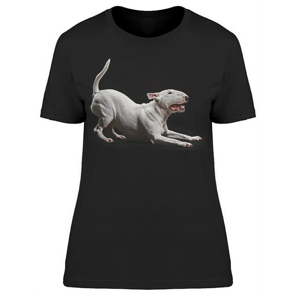 Bull Terrier: Playful T-Shirt Women -Image by Shutterstock, Female 3X-Large
