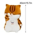 thumbnail image 4 of 12" Plush Waist Cushion Pillow with Face - Soft Emotional Support Stuffed Toy, Cuddly Lower Back Rest for Desk, Chair, Car & Sleep, Cute Home Decor Gift As show, 4 of 9
