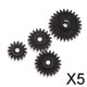 thumbnail image 1 of 5x4 Uds Engranajes De Motor 15T 19T 21T 27T Piñón Para 1/28 WLtoys Piezas De Coche Trepador De Control Remoto, 1 of 7