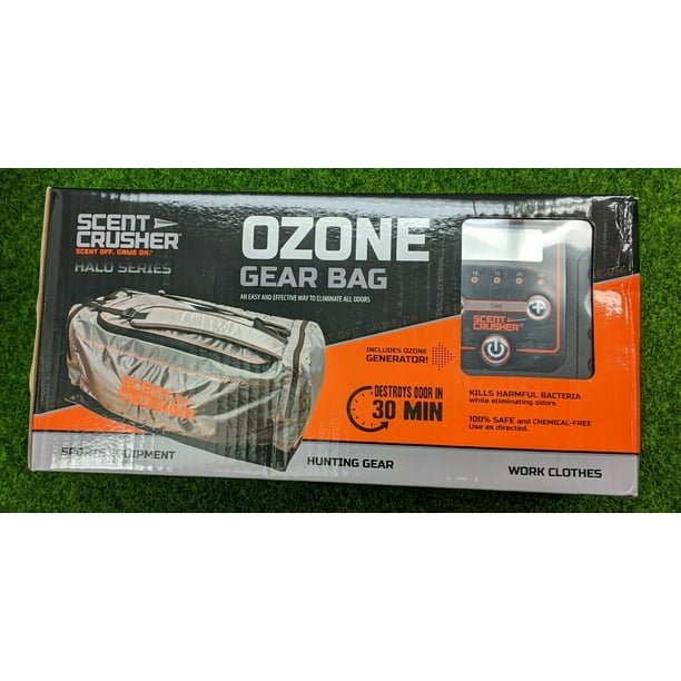 Scent Crusher Halo Series Ozone Odor Block Sports Hunting Gear Bag 59357 Gb Walmart Com Walmart Com