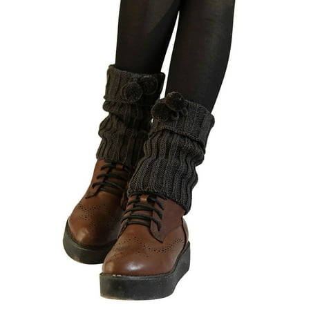 

Socks For Women Fashion Womens Ladies Twist-Knitted Leg Warmers Socks Short Flap Boot Cover