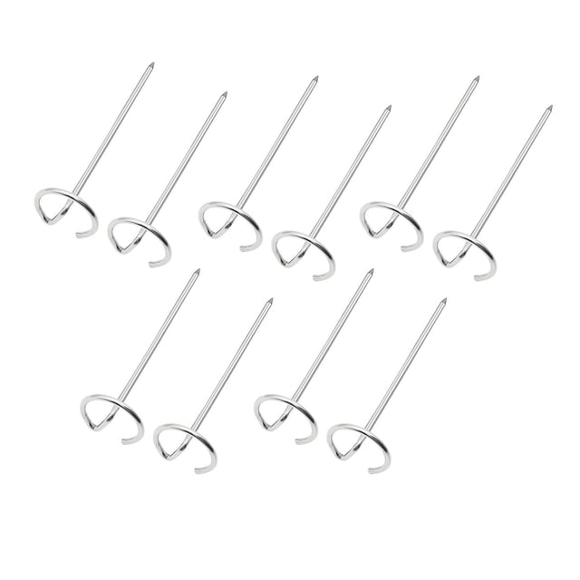 CSChome Versatile Kitchen Tool Grilling Barbecue Vertical Skewer Set - 10Pcs Stainless Steel Skewer with Stand Base for Grilling Steak Chicken Fish