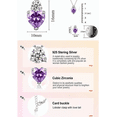 thumbnail image 3 of Set Collar Aretes Plata 925 Cubic zirconia Malubero Malu1747, 3 of 3