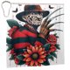 thumbnail image 2 of Cortinas de ducha Freddy Krueger con ganchos, cortina de baño impermeable para decoración de ducha/bañera 72 x 72 pulgadas, 2 of 8