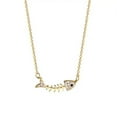thumbnail image 2 of Wioihee Ladies' jewelry Personalized Fashion Fishbone Pendant Necklace Female Clavicle Chain Jewelry, 2 of 7
