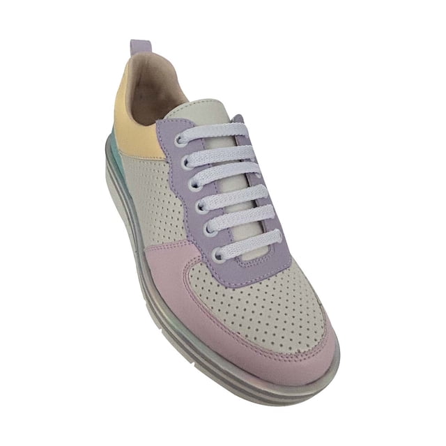 TENIS CASUAL COQUETA MUJER BLANCO SINTETICO 54901B LEON 54901bmp