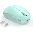 thumbnail image 2 of Wireless  for Laptop, 2.4G Noiseless  with USB Receiver - Optical Tracking Portable Computer Mice for Chromebook, PC, Tablet, Windows System, 24 Months Battery  - Mint Green, 2 of 8