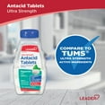 thumbnail image 2 of Leader Ultra Strength Antacid Tablets, Peppermint, 72ct - Fast Heartburn Relief, 2 of 4