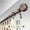 Bronze, variant on 1 in. Wicker Curtain Rod with 160 to 240 in. Extension, Satin Nickel