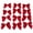 Red, variant on Jiaroswwei 12Pcs/Pack Christmas Bows Ornaments Golden Silver Red Bow Xmas Tree Decoration for Party Festival