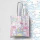 thumbnail image 1 of Bolso de lona Kawaii Sanrio Cinnamoroll para mujer, bolso de hombro pequeño y fresco, bolso de compras Simple para estudiantes, 1 of 4