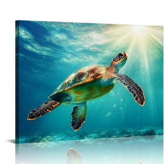 Designart Japanese Koi Fish Canvas Wall Art - Walmart.com
