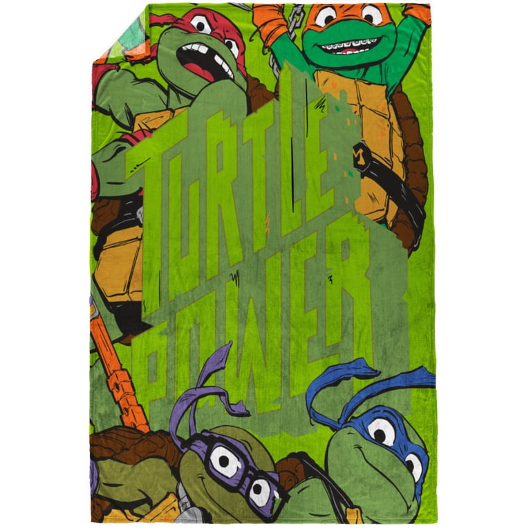 Nickelodeon Teenage Mutant Ninja Turtles Kids Blanket, Microfiber