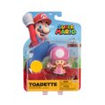 thumbnail image 1 of Super Mario 4 Inch Figure - Toadette with Coin, 1 of 3
