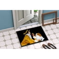 thumbnail image 2 of Carolines Treasures SS8541MAT Lady with her Yorkie Doormat 18x27 27"L x 18"W multicolor, 2 of 4