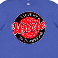 thumbnail image 4 of Inktastic I Love My Uncle Youth T-Shirt, 4 of 5