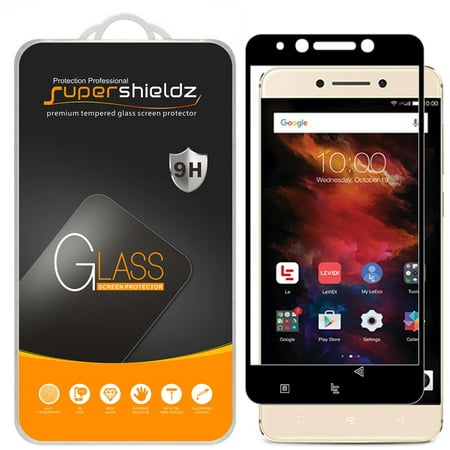 [1-Pack] Supershieldz for LeEco Le Pro3 / Le Pro 3 [Full Screen Coverage] Tempered Glass Screen Protector, Anti-Scratch, Anti-Fingerprint, Bubble Free (Black Frame)
