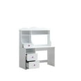 thumbnail image 3 of ACME Meyer Wood 1-Drawer/3-Open Storage Compartment Desk Hutch in White, 3 of 3