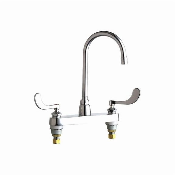 Chicago Faucet Gooseneck,Chrome,Chicago Faucets,1100 1100-G2E3-317AB