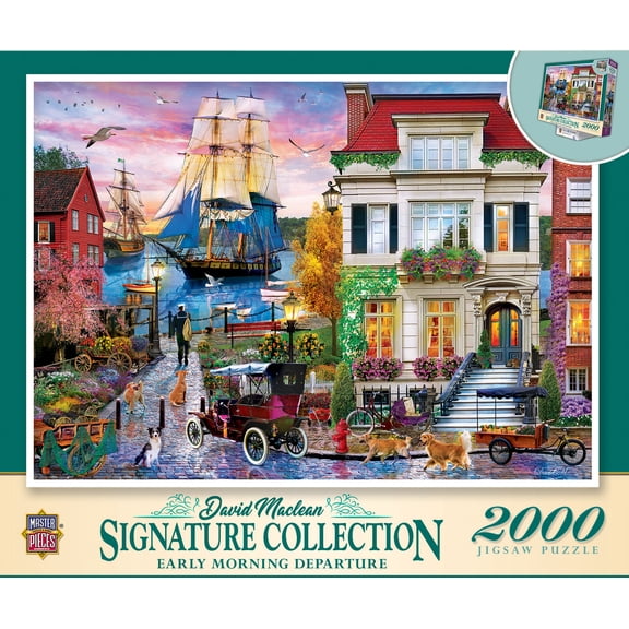 MasterPieces 2000 Piece Jigsaw Puzzle - Early Morning Departure - 39"x27"
