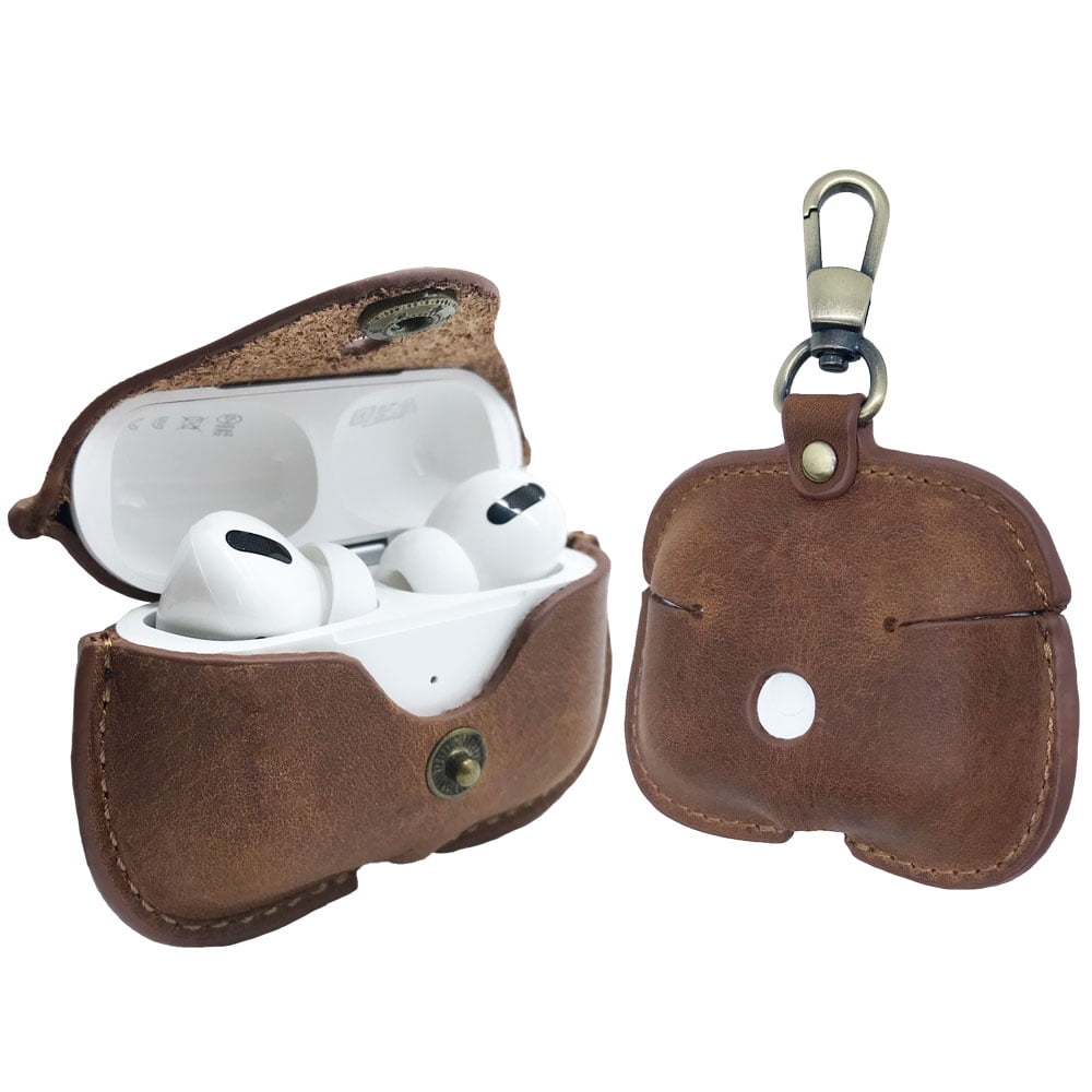 AirPods Pro Leather Case, TUFRIND Genuine Leather AirPod Pro Case with