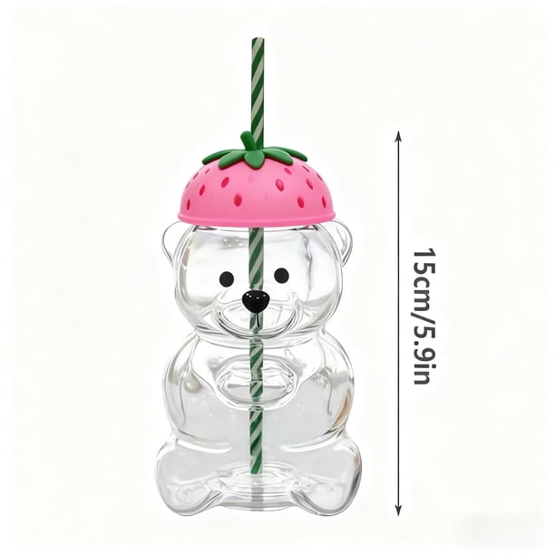 2025 New limited edition glass bear cup barista bear cup cold drink
