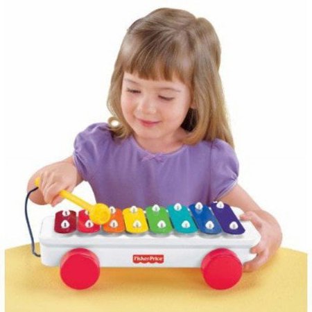 Fisher-Price Classic Xylophone with 8 Keys and Mallet for Toddlers