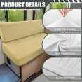 thumbnail image 6 of XYZCANDO Light Beige RV Dinette Cushion Covers Stretchable RV Accessories for Inside Couch Cushion Covers Washable Furniture Covers for Sofa and Loveseat 1 Backrest Cover and 1 Bench Cover, 6 of 7