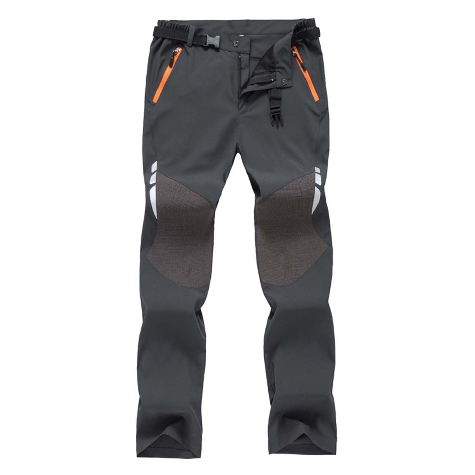 Men's Hiking Pants Outdoor Waterproof Windproof Zipper Pockets Lightweight Mountain Cargo Pants