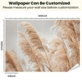 thumbnail image 3 of Peel and Stick Wallpaper Waterproof Pampas grass outdoor light pastel colors Dry reeds boho style Wall Mural Decor Self Adhesive and Removable 100in x 144in, 3 of 8