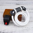 thumbnail image 1 of Luxshiny Para Con Combinación De 5 Dígitos Y Cable Resistente Para Bicicletas, 1 of 5