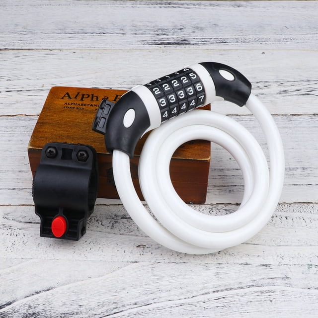 Luxshiny Para Con Combinación De 5 Dígitos Y Cable Resistente Para Bicicletas