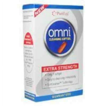 Omni Cleansing Softgel - Extra Strength Cleansing Immediately, 1 Fast Dissolve Softgel,(Puri-Clean)