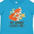 thumbnail image 4 of Inktastic My Nanny Loves Me Cute Fox Boys or Girls Toddler T-Shirt, 4 of 5