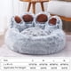 thumbnail image 3 of Cama para perros de peluche Cama para mascotas con forma de pata de oso para gatos y perros Cesta s Irfora Amortiguar, 3 of 7