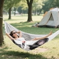 thumbnail image 6 of Hanging Hammock Portable Travel Camping For Outdooor Beach Camping Hiking A French Bulldog, 6 of 8