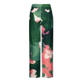 thumbnail image 3 of KIHOUT Men's Comfy Pajamas Drawstring Stretch Print Sweatpants Long Wide Leg Lounge Home Full Length Pants, 3 of 4