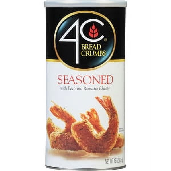 (6 pack) 4C Seasoned Bread Crumbs, 15 oz Canister