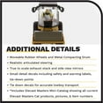 thumbnail image 5 of CAT Caterpillar CS56 Smooth Drum Vibratory Soil Compactor with Operator 1/87 (HO) Scale Diecast Model by Diecast Masters, 5 of 9