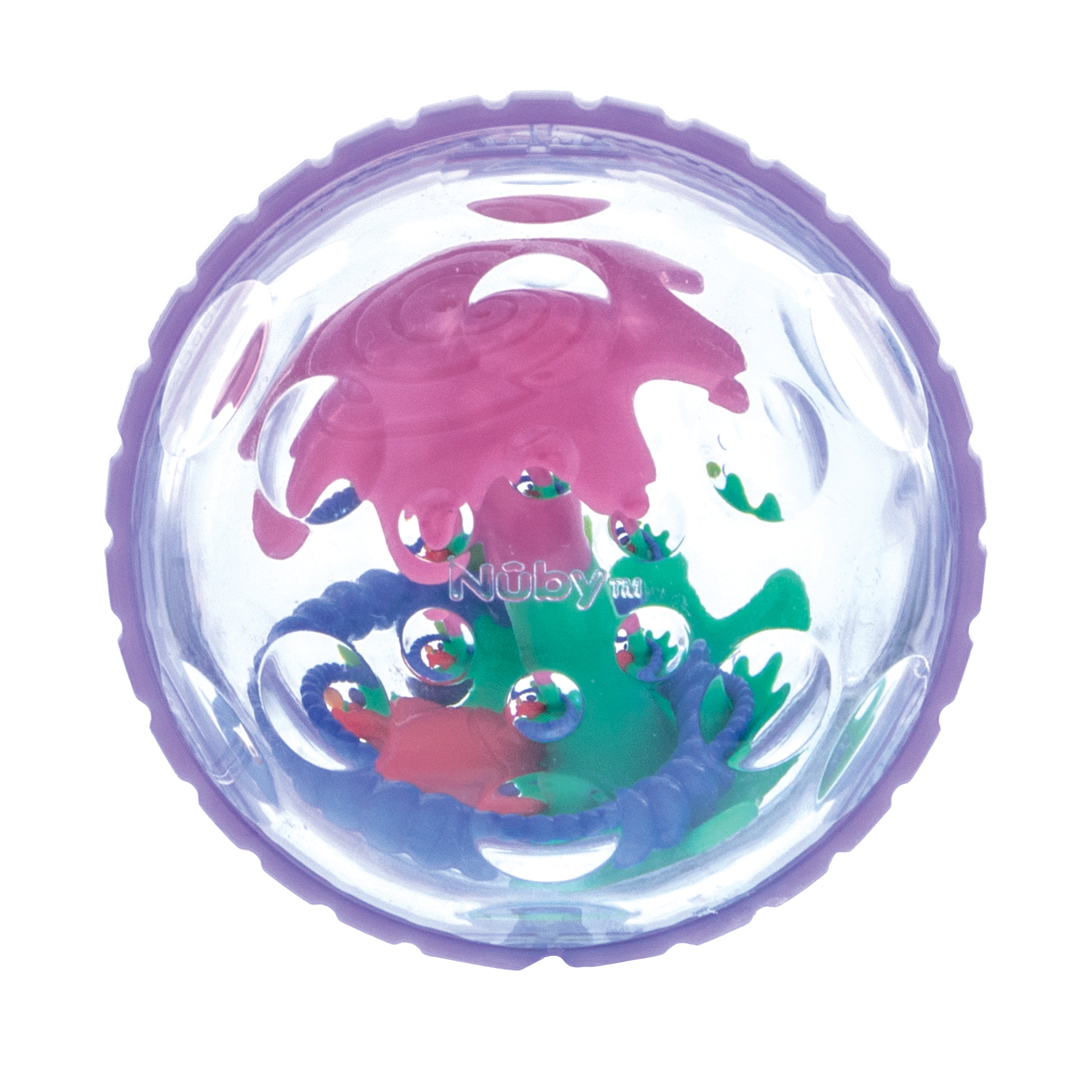 Nuby Bubbly Buds Interactive Baby Bath Toys, 4 Pack
