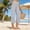 Gray, variant on FENGGHAO Women's Fashionable And Casual Solid Color Cotton And Linen Three Quarter High Waisted Casual Pants