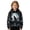 00-Black4306, variant on Lullu Girls Halloween Hoodie Graphic Pullover Hooded Sweatshirt, Sizes 4-14