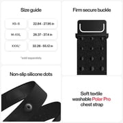 Polar H10 Heart Rate Monitor – ANT+ , Bluetooth – HR Sensor for Men and Women – Built-in Memory, m-xxl