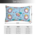 thumbnail image 2 of Kdxio Cotton Pillow Cases 14"x20" Pillowcases,Soft and Breathable Bedroom Pillow Cases-Gnome Pool Party-No Pillow Core, 2 of 5
