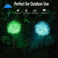 thumbnail image 6 of Outdoor Decorative Solar Garden Lights, 4 Pack Waterproof Solar Dandelion Flowers Lights, LED Landscape Lighting for Yard Patio Lawn Garden Pathway, 6 of 8