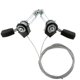 thumbnail image 1 of Aluminum Friction Thumb Shifter With Brake Cables Mtb Bike Accessories, 1 of 5